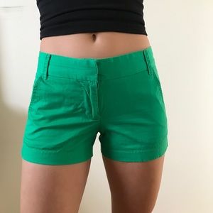 J.Crew Green Shorts